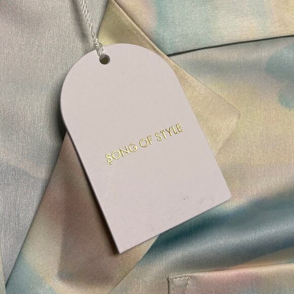 SONG OF STYLE Elsie‎ Top in Blue Landscape Ab Size Small - Picture 5 of 13